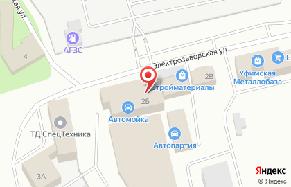 Автосервис Автомойка на Электрозаводской улице на карте