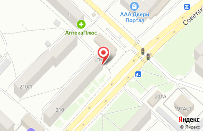 Мастерская на Советской улице на карте
