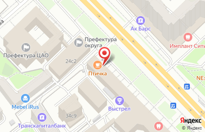 Кафе-столовая SiO на Крестьянской заставе на карте