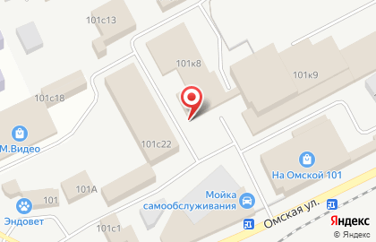 Магазин Карапуз на Омской улице на карте