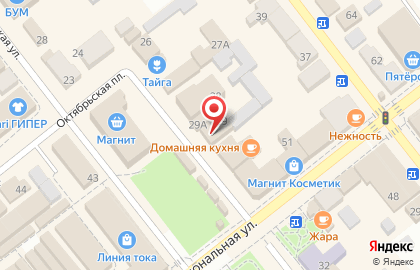 Салон связи Связной на Октябрьской площади на карте