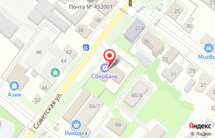 СберБанк в Уфе на карте