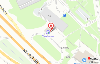 Татнефть на метро Ясенево на карте