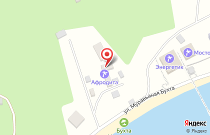 База отдыха Афродита во Владивостоке на карте