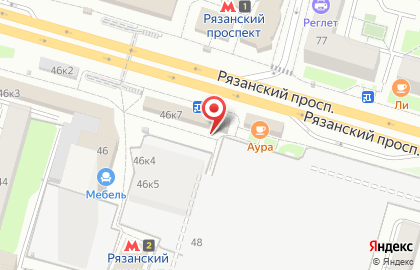 Магазин продуктов в Москве на карте