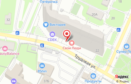 Компания Алма Консалт на Трудовой улице на карте