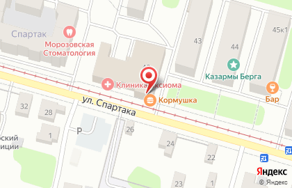 Компания Сервис Бариста на улице Спартака на карте