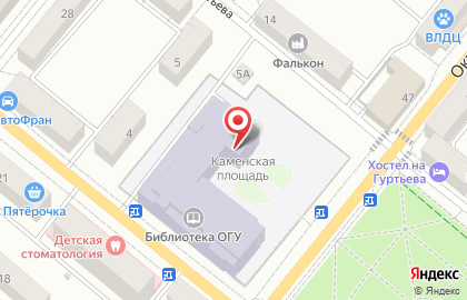 Орловский государственный университет им. И.С. Тургенева в Орле на карте