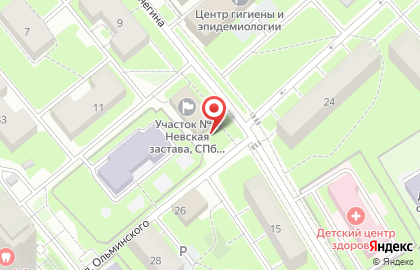 Отдел Вселения и Регистрационного Учёта Граждан # 1 на улице Пинегина на карте