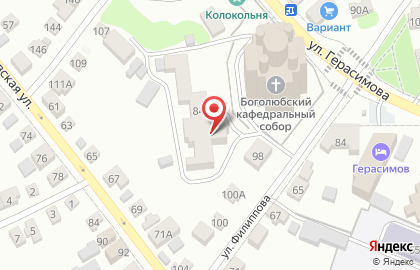Боголюбский кафедральный собор на карте