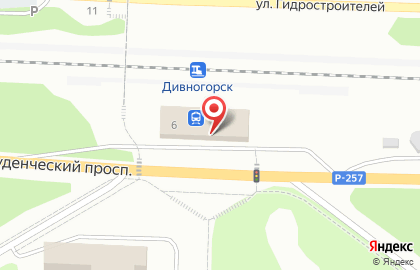 Дивногорск на карте