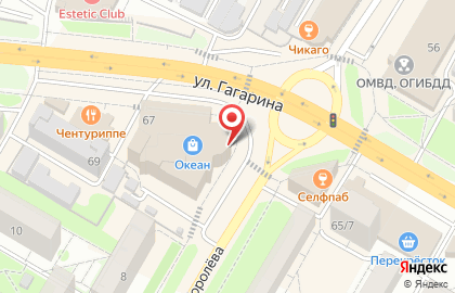 Магазин цветов и упаковки на карте