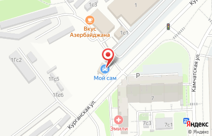 Автомойка самообслуживания Мой сам на Камчатской улице на карте