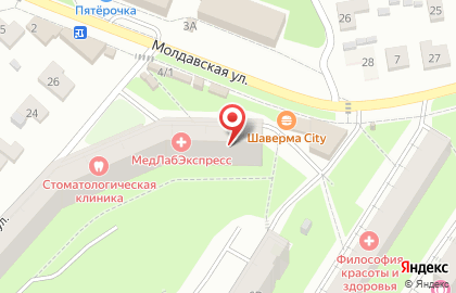 Аптека от Склада на Молдавской улице, 4 на карте