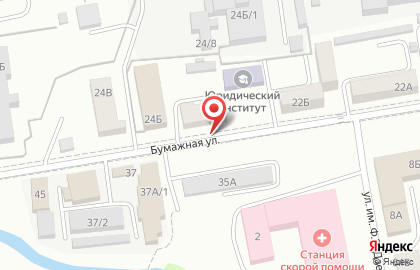 СахГУ, Сахалинский государственный университет на Бумажной улице на карте