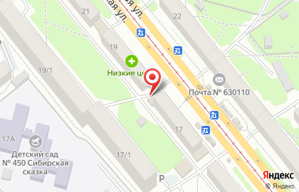 Пекарня в Новосибирске на карте