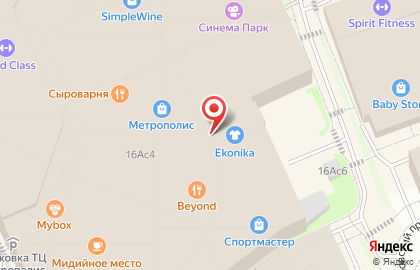 Фреш-бар ShakeUp energy station на Ленинградском шоссе на карте