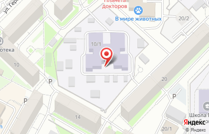 Детский сад №54 общеразвивающего вида в Кировском районе на карте