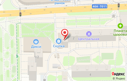 Комиссионный магазин Скупка на Советской улице в Балашихе на карте