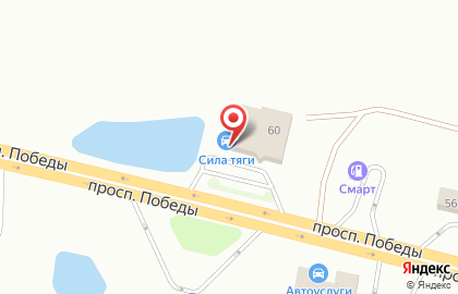 Шининвест на проспекте Победы в Копейске на карте