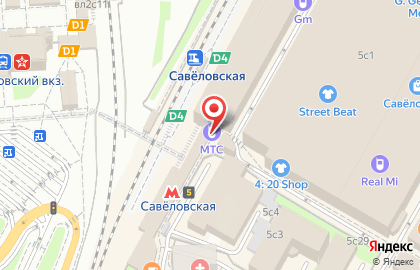 Салон связи Tele2 на улице Сущёвский Вал на карте