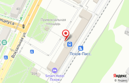 Банкомат ВТБ в Пскове на карте