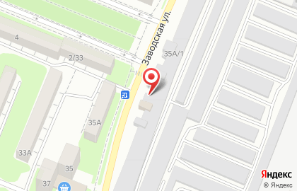 Магазин автозапчастей Автоидеал на Заводской улице на карте