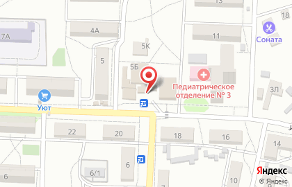 Продуктовый магазин в Волгограде на карте