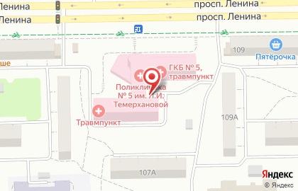 Сеть столовых, ИП Бах Ю.И. на проспекте Ленина на карте