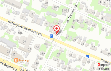 Продовольственный магазин Агрокомплекс на Коммунистической улице, 25 на карте