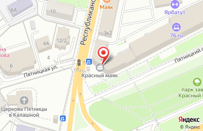 Банкомат Национальный банк Траст, филиал в г. Ярославле в Ленинском районе на карте