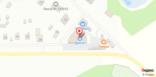 Ветеринарная клиника Любимчик в деревне Духанино на карте