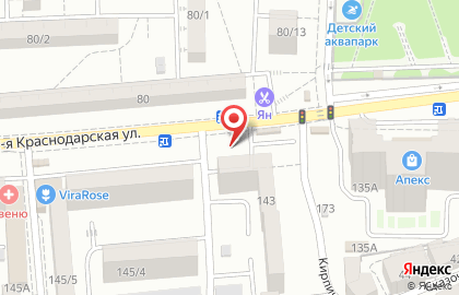 Киоск фастфудной продукции на 2-ой Краснодарской улице на карте