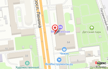 Гостиница Вознесенская в Иваново на карте
