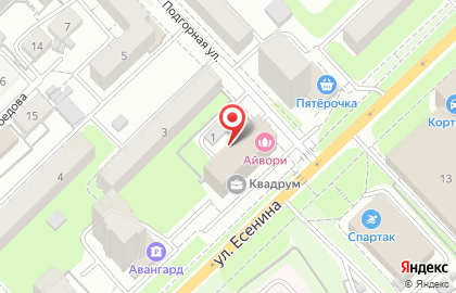 Турагентство AnexTour на улице Есенина на карте