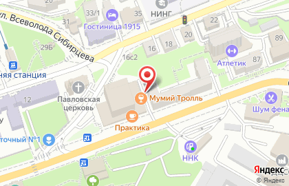 Нотариус Краснова Н.В. на Светланской улице на карте