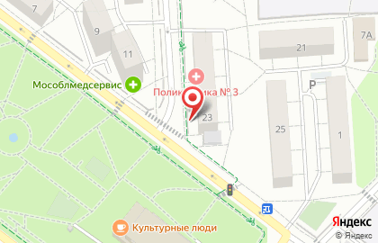 Химкинская Городская Больница # 1 муз Поликлиническое Отделение # 1 на карте