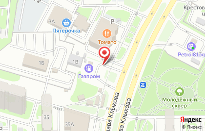 АЗС в Курске на карте