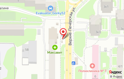 Магазин Сытная лавка в Нижегородском районе на карте