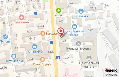 Гастроном в Махачкале на карте