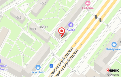 Химчистка №1 в Москве на карте