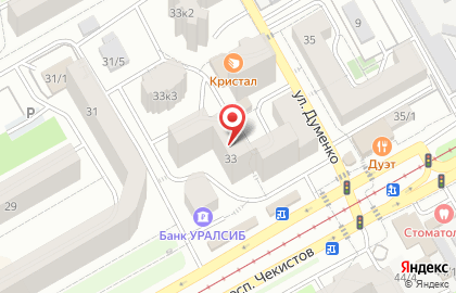 Дюшес на проспекте Чекистов на карте