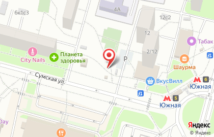 Киоск печатной продукции Медиа-Селект в Северном Чертаново на карте