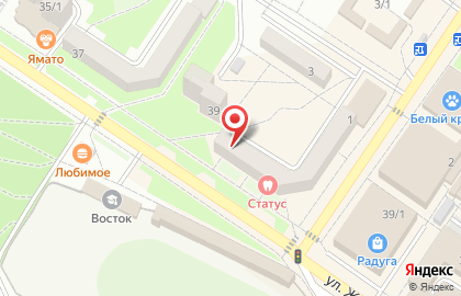 Статус на улице Островского на карте