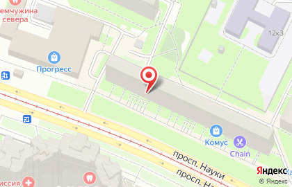 Магазин разливного пива ГлавПиво в Калининском районе на карте