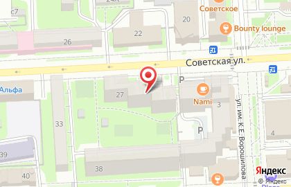 Частное охранное предприятие РИФ на Советской улице на карте