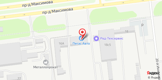 Техцентр Пегас Авто на карте