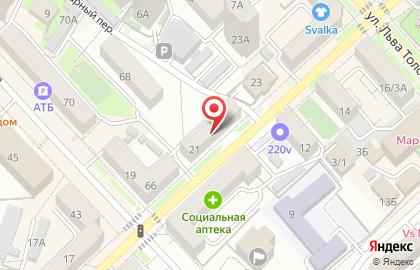 Цветочный салон Николь в Центральном районе на карте