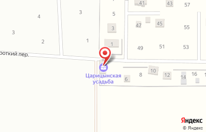 Царицынская усадьба на карте