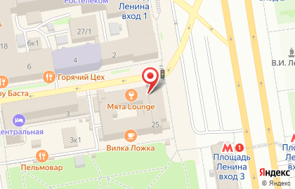 Оператор связи МТС на улице Ленина, 1 на карте